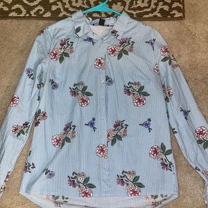 Floral Button Down